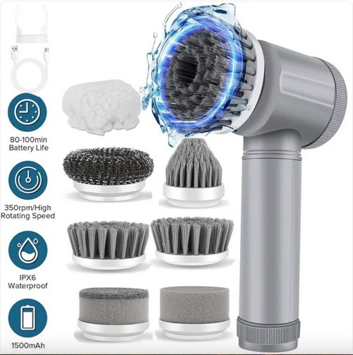 Cordless Electric Spin Scrubber — Titan Clean Recommended