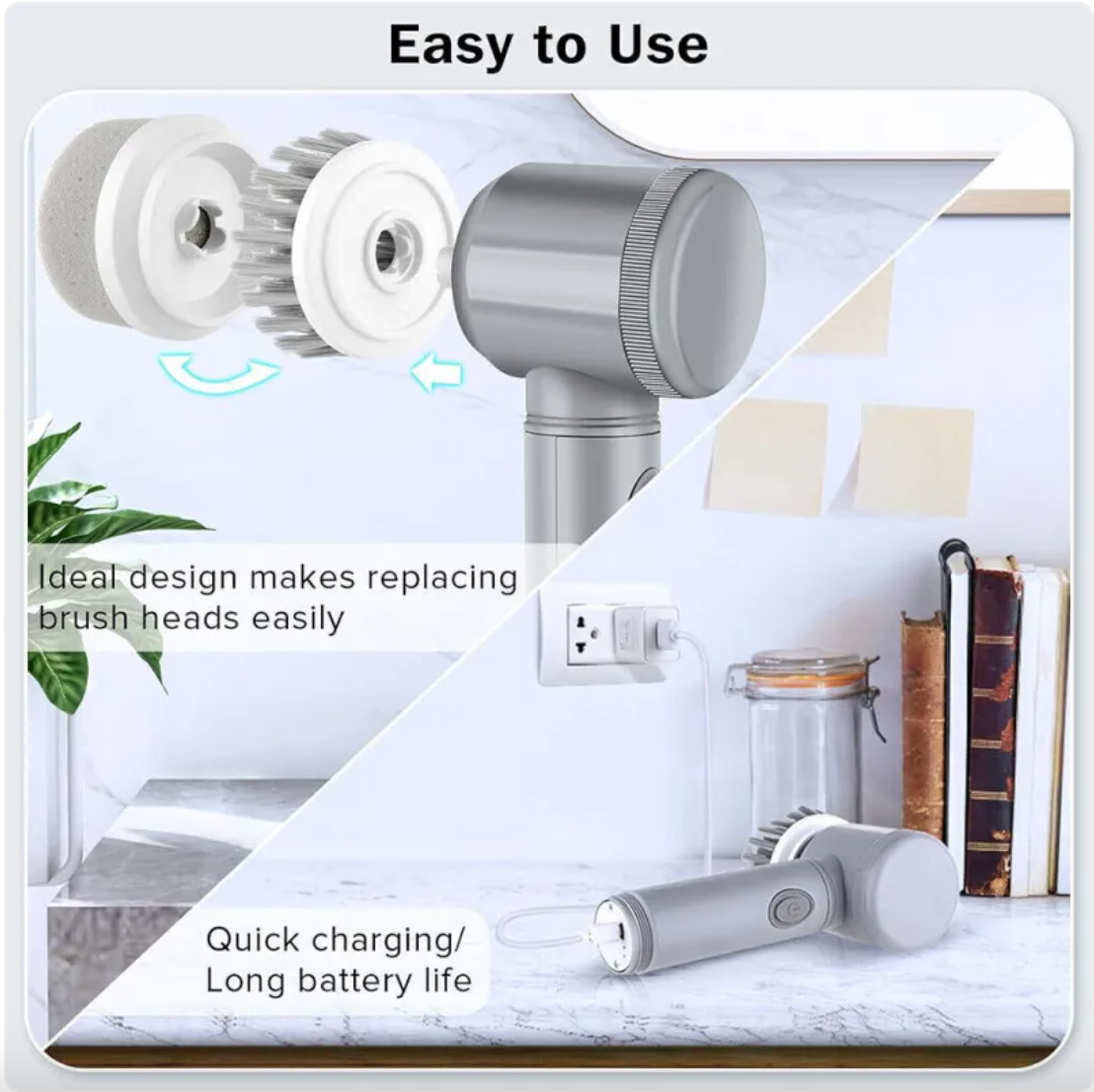 Cordless Electric Spin Scrubber — Titan Clean Recommended