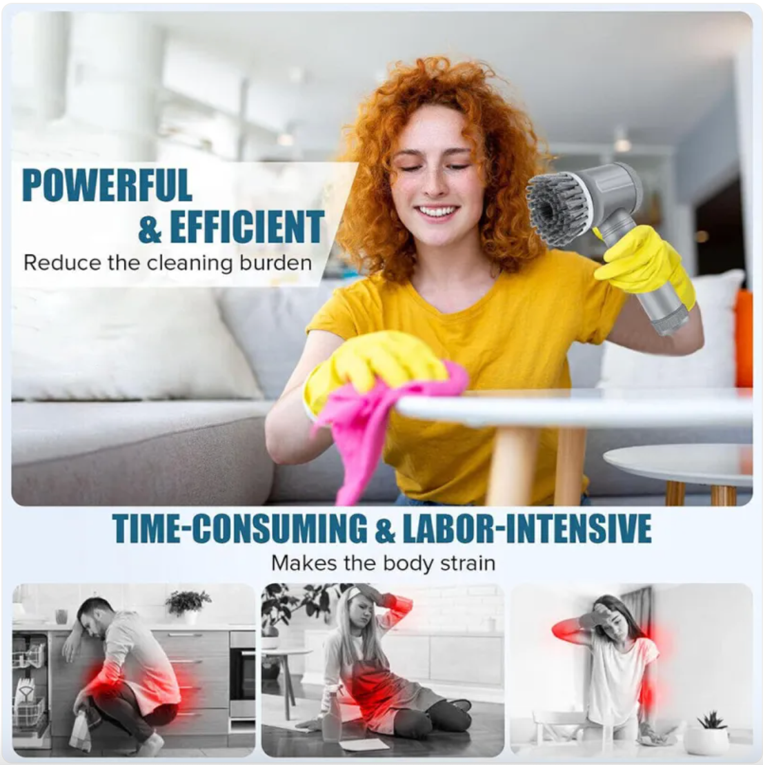 Cordless Electric Spin Scrubber — Titan Clean Recommended