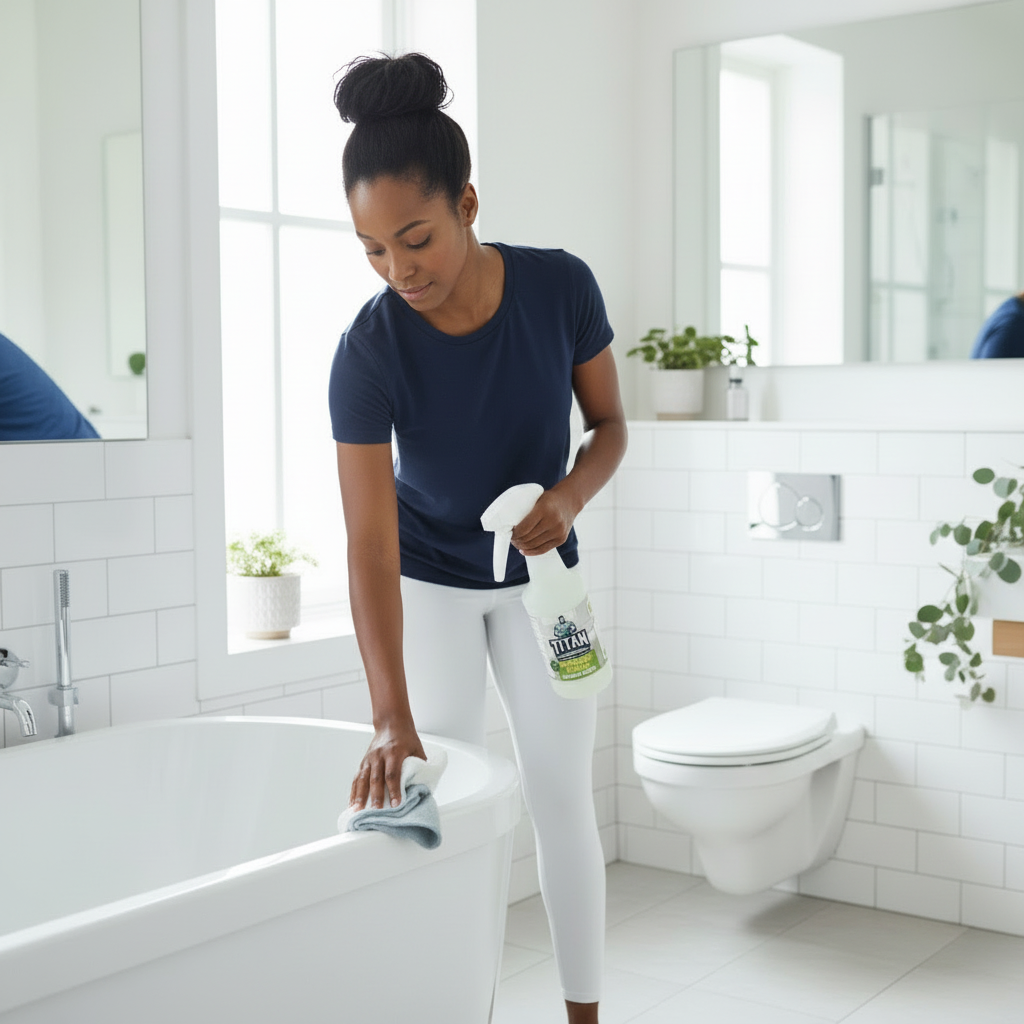 Titan Bathroom - Bottle in Left Hand